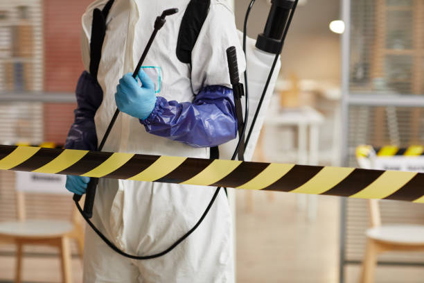 Professional Biohazard Cleanup technician working in Decatur, GA